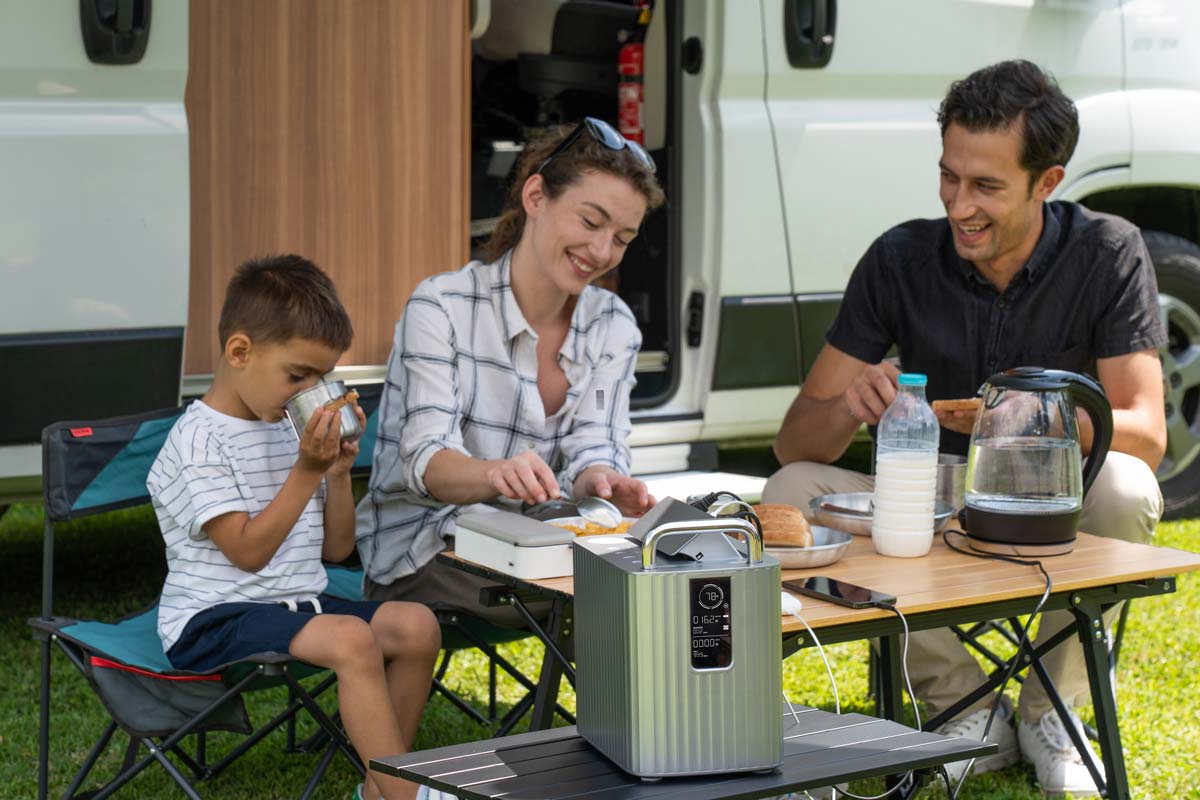 Voltme Hako600 power station family camping LED display