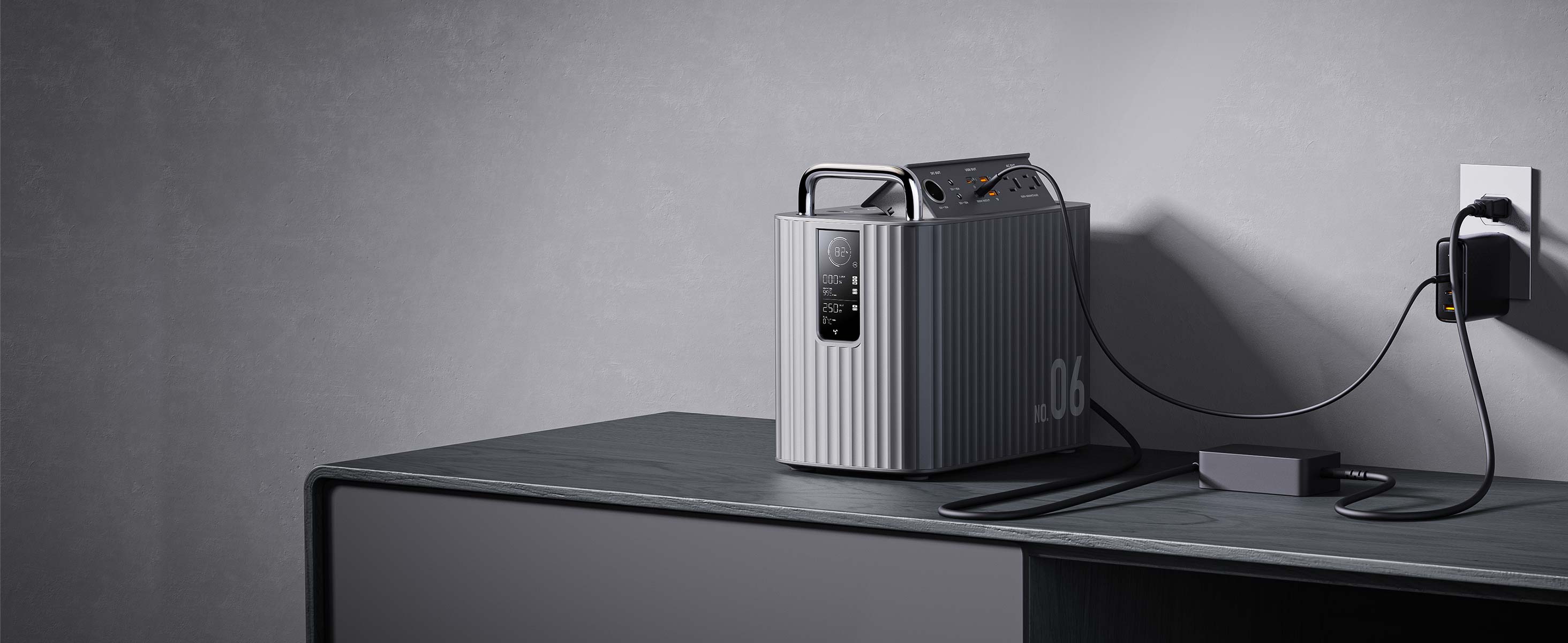 Voltme Hako600 power station HelixDuo super fast charging