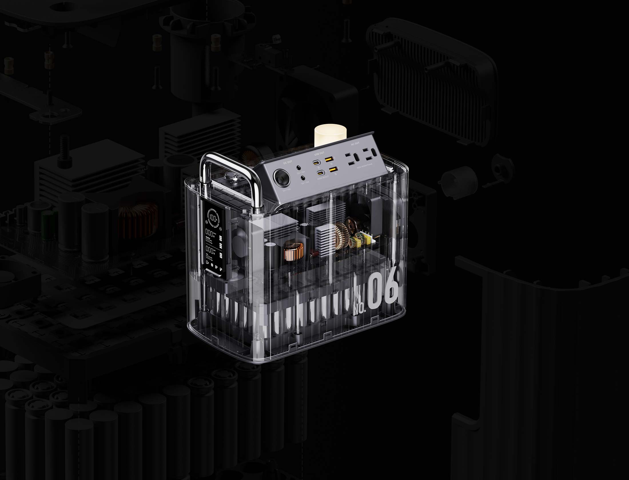 Voltme Hako600 power station aircooling effects